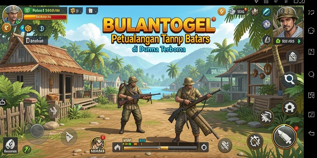 Tampilan gameplay BULANTOGEL yang seru dan mendalam dalam dunia Open World.