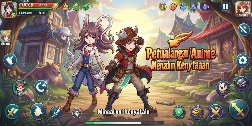 Tampilan gameplay CU888 yang mendebarkan dan penuh warna.
