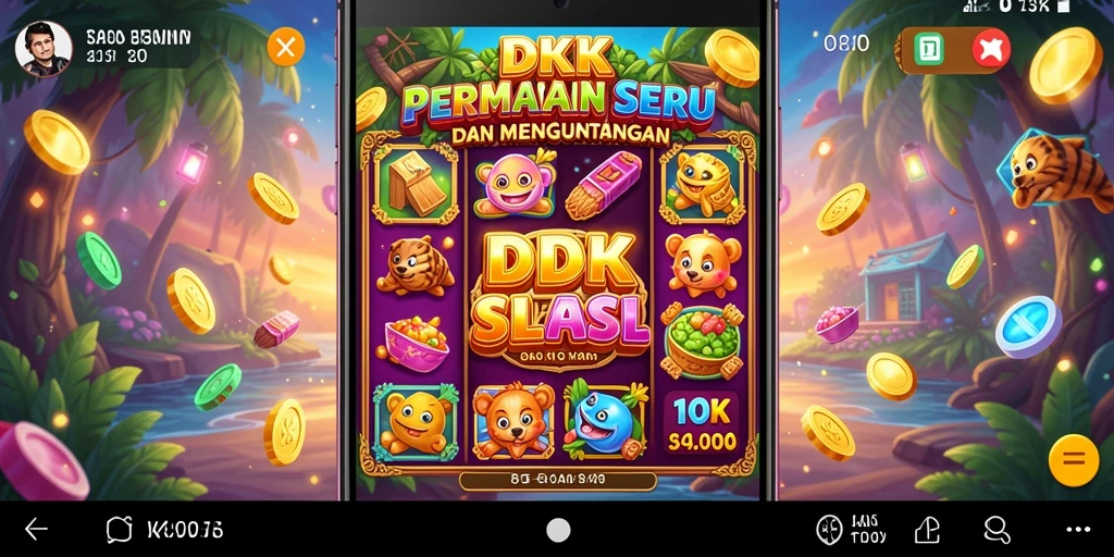 Screenshot gameplay DKK yang menampilkan keseruan bermain Slot.
