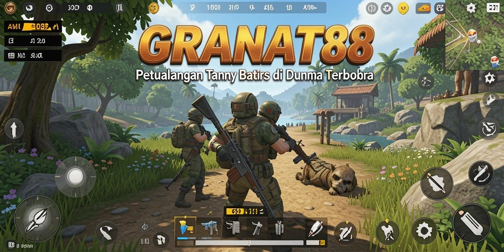 Tampilan gameplay yang memukau di dunia terbuka GRANAT88.