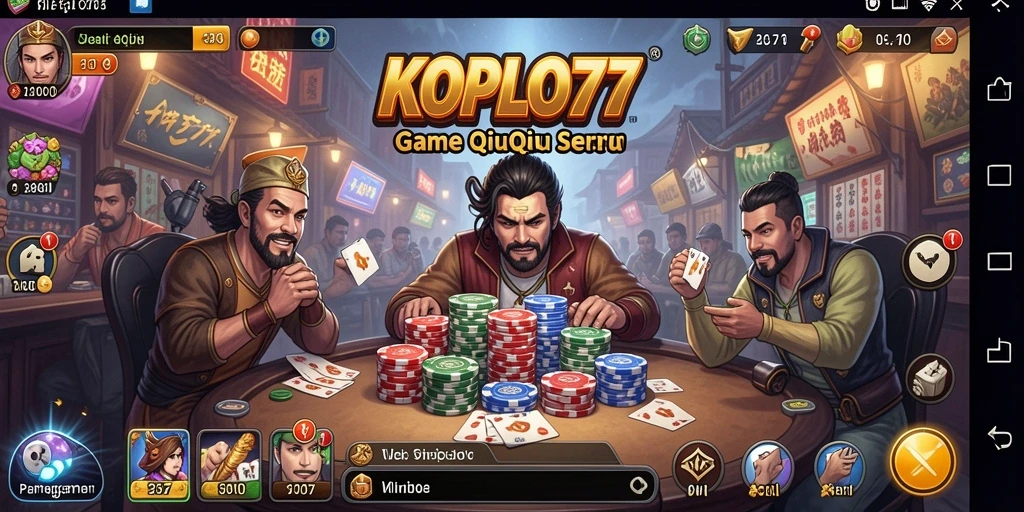 Tampilan gameplay QiuQiu yang menarik di KOPLO77.