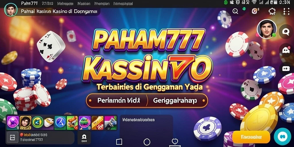 Tampilan menarik gameplay Kasino PAHAM777 dengan berbagai permainan seru.
