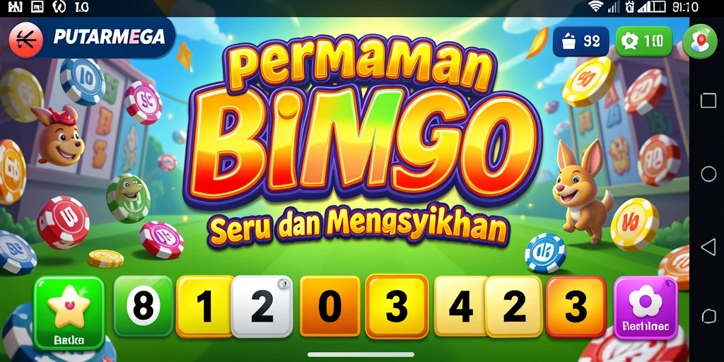 Gameplay menegangkan dan seru dari PUTARMEGA Bingo.