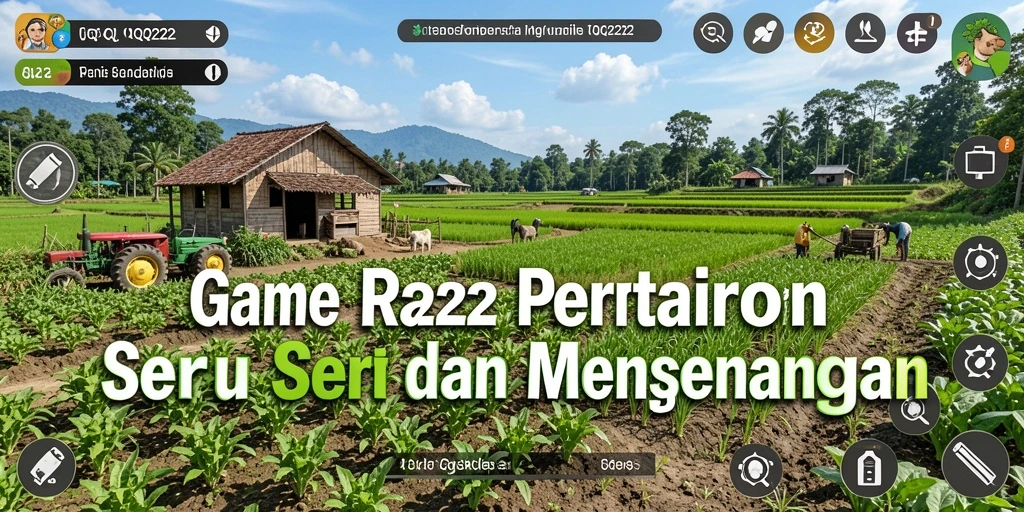 Tampilan gameplay QQ222 yang menarik dan menawan di dunia pertanian.