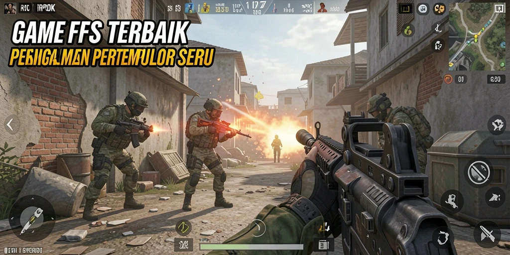 Tangkapan layar utama RPOK menampilkan aksi mendebarkan dalam gameplay FPS.