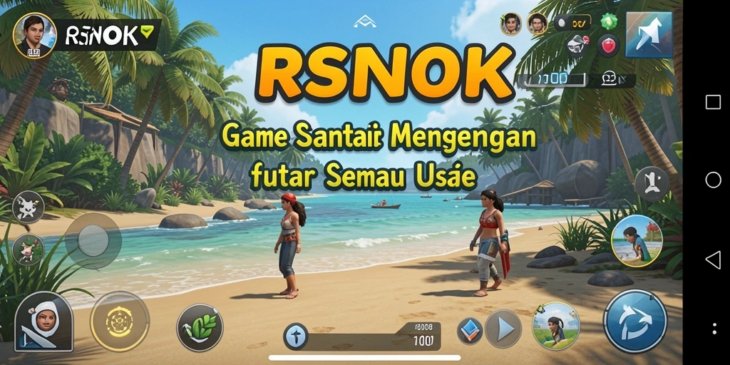 Tangkapan layar gameplay RSNOK yang menarik dan penuh warna.