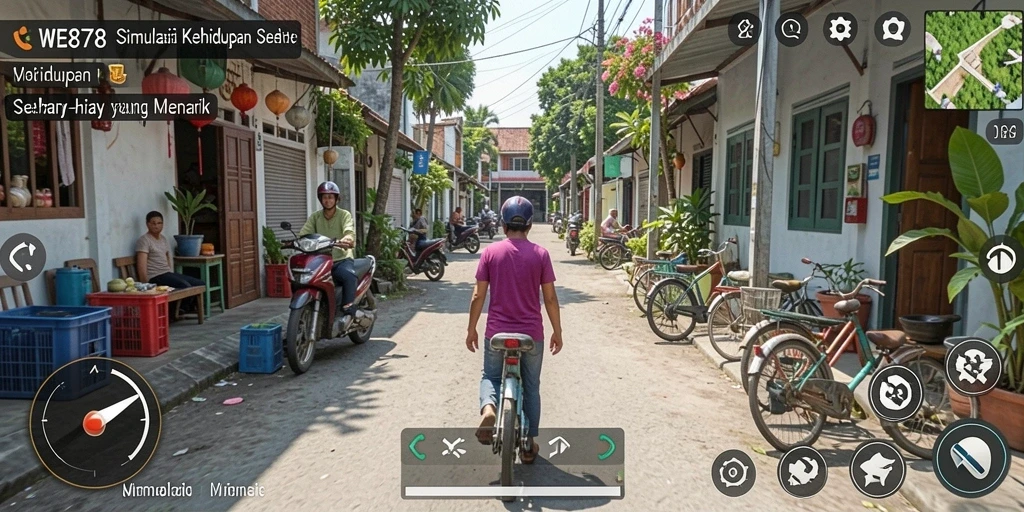 Screenshot WE878 menampilkan gameplay simulasi yang realistis dan interaktif.